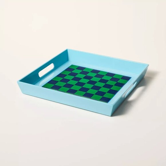 FINAL ONE!!! ($35) ♠️KSNY Melamine 2-in-1 Checkers and Serve Tray - Picture 3 of 5